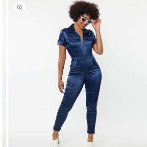 Unique Vintage Cargo Romper 💙